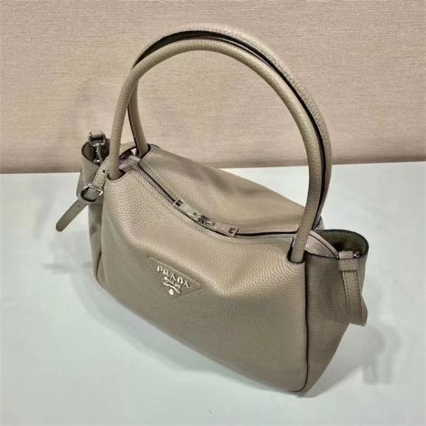 Prada Large Leather Handbag (Varied Colors) 1BC170 - Image 35