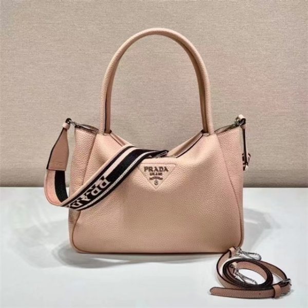 Prada Large Leather Handbag (Varied Colors) 1BC170 - Image 13