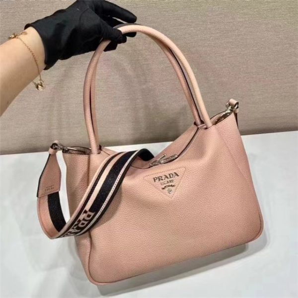 Prada Large Leather Handbag (Varied Colors) 1BC170 - Image 14