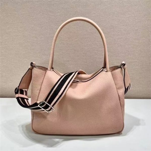 Prada Large Leather Handbag (Varied Colors) 1BC170 - Image 16