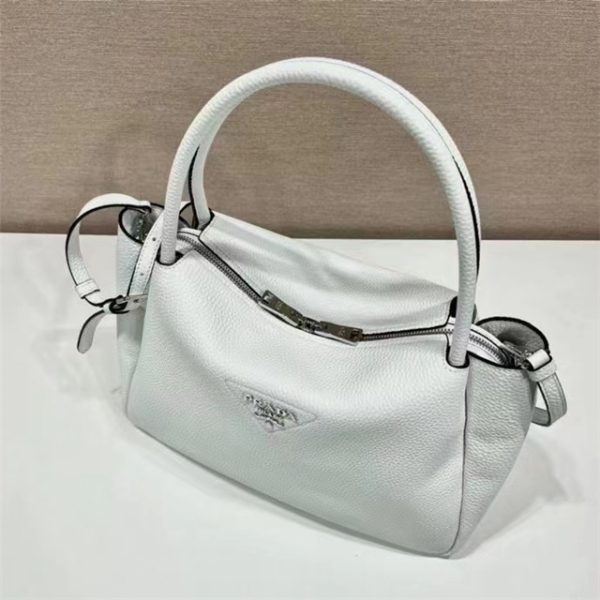 Prada Large Leather Handbag (Varied Colors) 1BC170 - Image 5
