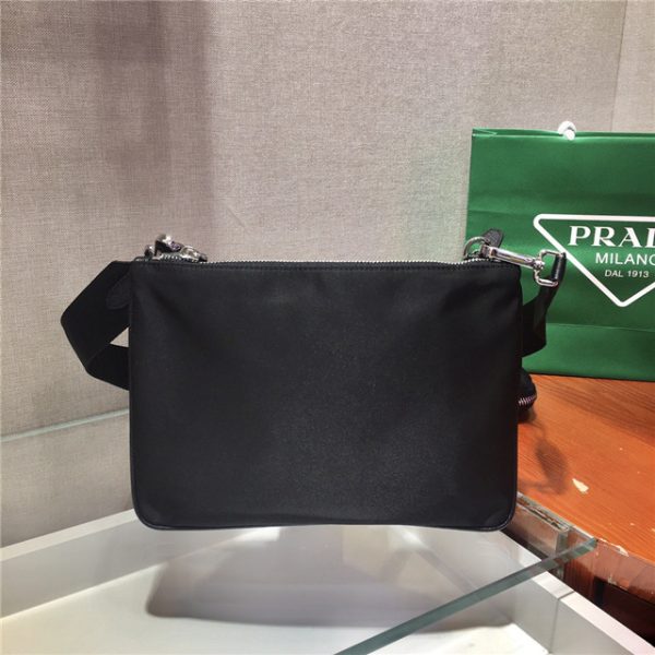 Prada Nylon Re-Edition 2000 Shoulder Bag Black 1BH046 - Image 6