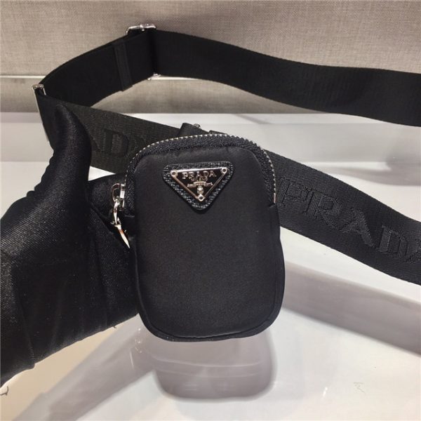 Prada Nylon Re-Edition 2000 Shoulder Bag Black 1BH046 - Image 8