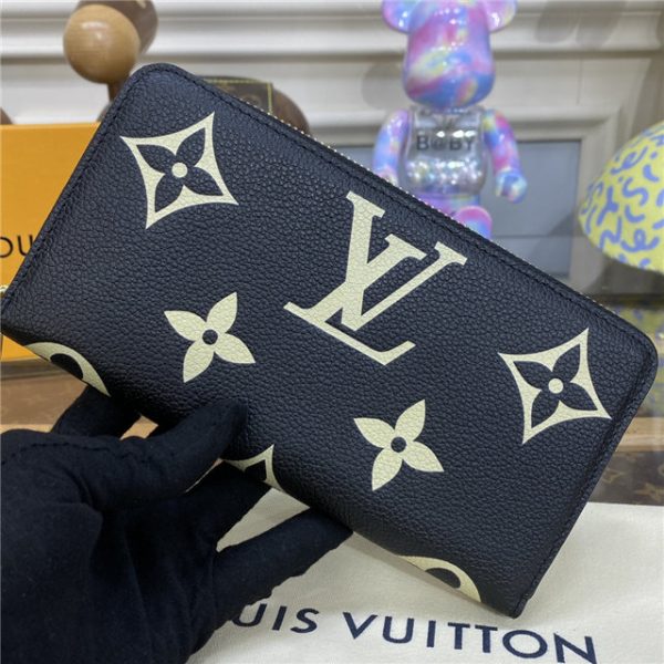 Louis Vuitton Zippy Wallet Black/Beige - Image 3