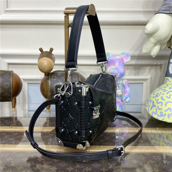 Louis Vuitton Side Trunk Black Leather - Image 3