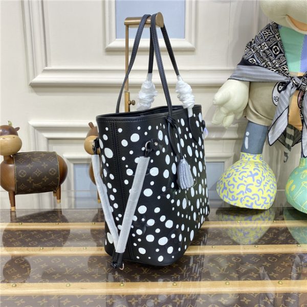 Louis Vuitton X YK Neverfull MM Black - Image 3
