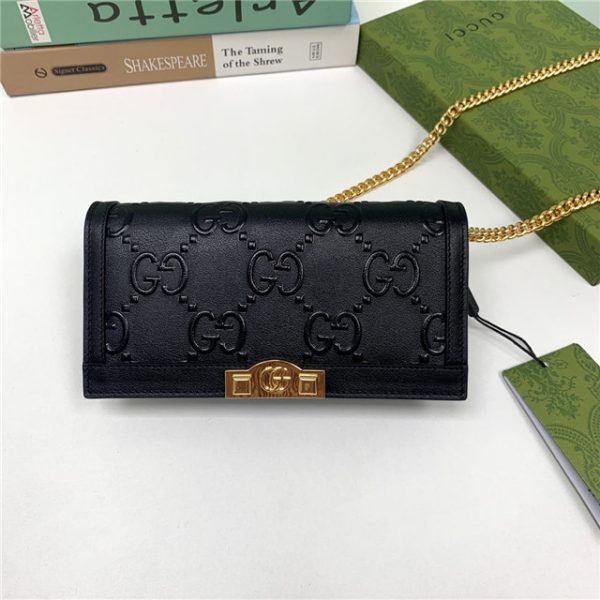 Gucci GG Wallet With Chain (Varied Colors) - Image 3