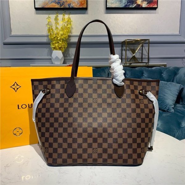 Louis Vuitton Damier Fake Neverfull MM Red N41358