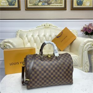 Louis Vuitton Speedy Bandouliere 35 Damier Ebene N41366