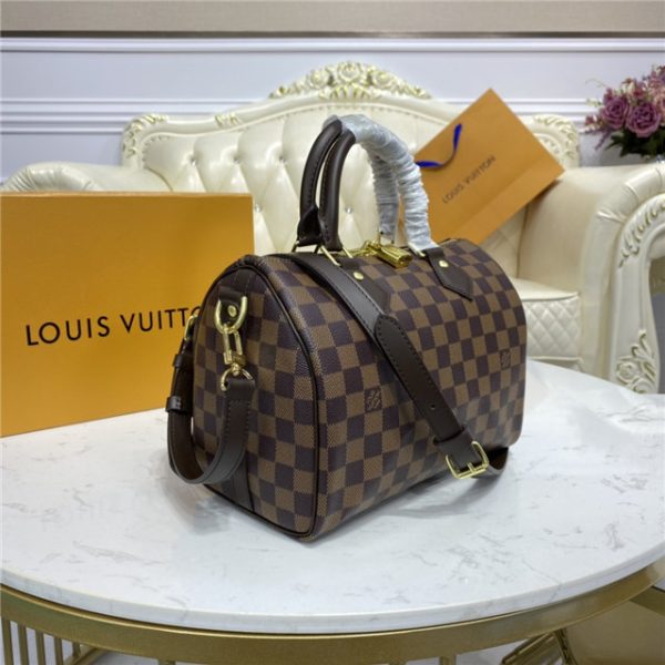 Louis Vuitton Speedy Bandouliere 25 Damier Ebene Cherry N41368 - Image 3