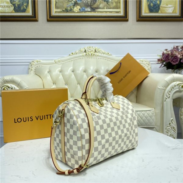 Louis Vuitton Speedy Replica Bandouliere 30 Damier Azur N41373 - Image 3