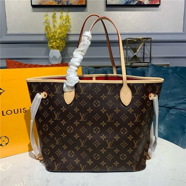 Louis Vuitton Monogram Replica Neverfull MM Handbag Cherry M41177 - Image 4