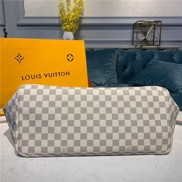 Louis Vuitton Damier Azur Replica Neverfull GM Rose Ballerine N41604 - Image 5