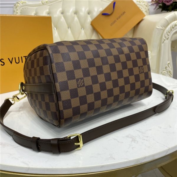 Louis Vuitton Speedy Bandouliere 25 Damier Ebene Cherry N41368 - Image 5