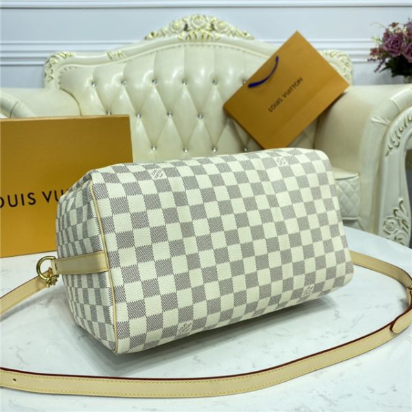 Louis Vuitton Speedy Replica Bandouliere 30 Damier Azur N41373 - Image 5