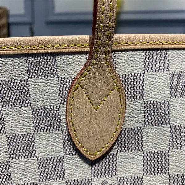 Louis Vuitton Damier Azur Replica Neverfull GM Rose Ballerine N41604 - Image 7
