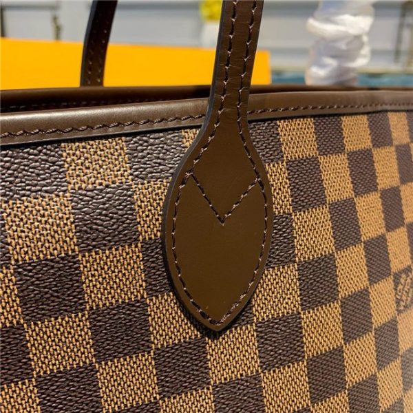 Louis Vuitton Damier Fake Neverfull MM Red N41358 - Image 7
