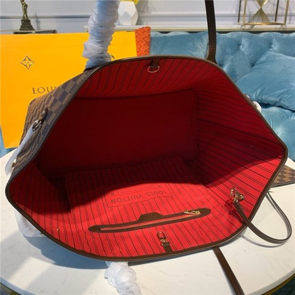 Louis Vuitton Damier Neverfull GM Red Replica Bag N41357 - Image 8
