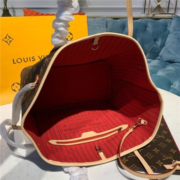 Louis Vuitton Monogram Replica Neverfull MM Handbag Cherry M41177 - Image 8