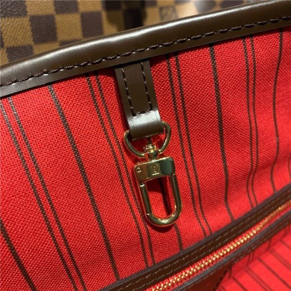 Louis Vuitton Damier Neverfull GM Red Replica Bag N41357 - Image 9