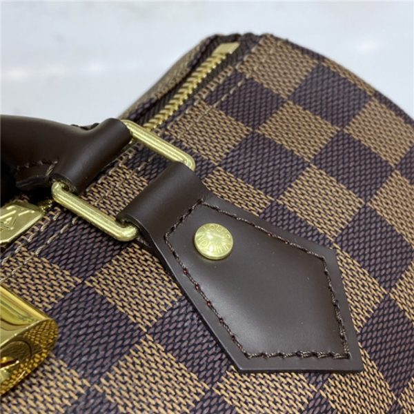 Louis Vuitton Speedy Bandouliere 25 Damier Ebene Cherry N41368 - Image 9