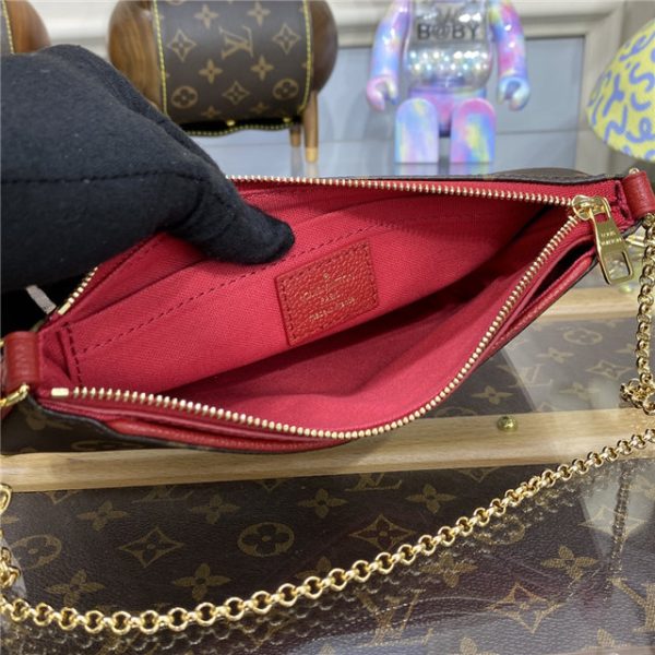 Louis Vuitton Monogram Pallas Clutch Cherry M41638 - Image 9