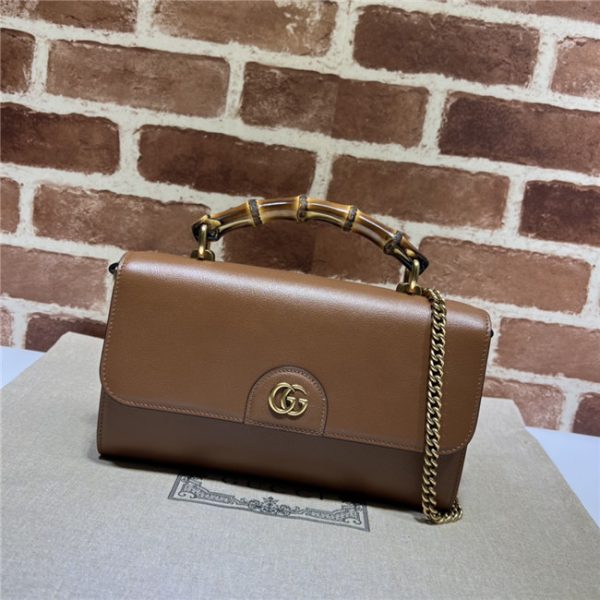 Gucci Diana Small Shoulder Bag 675794 Brown