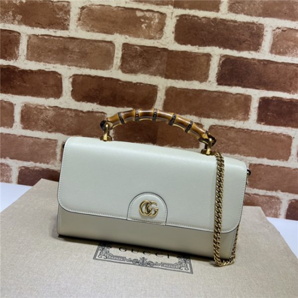 Gucci Diana Small Shoulder Bag 675794 White