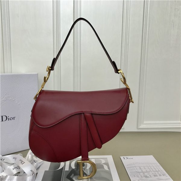 Dior Saddle bag 44601 Red Calfskin