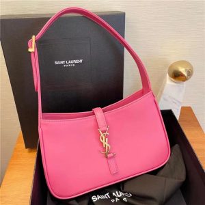 YSL LE 5 A 7 Hobo Bag 657228 Hot Pink