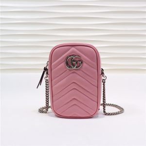 GG Marmont Mini Bag 598597 Pink