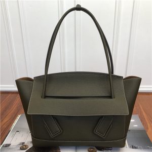 Bottega Veneta Arco 48 Bag 7455 Green Grainy Calfskin