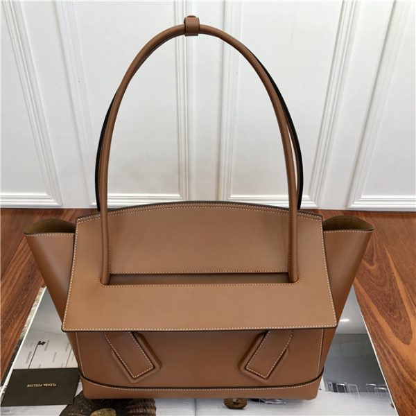 Bottega Veneta Arco 48 Bag 7455 Wood French Calf