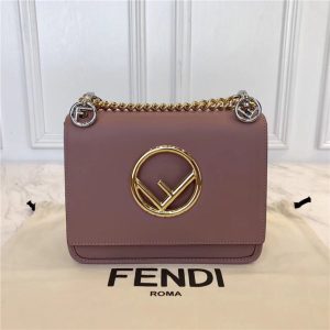 Fendi Kan I small leather bag 55301 Pink