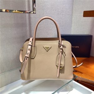 Prada Matinee Handbag 1BA295 Beige