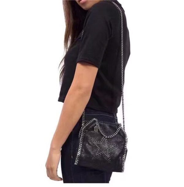 Stella McCartney Tiny Falabella tote 85902 Black - Image 11