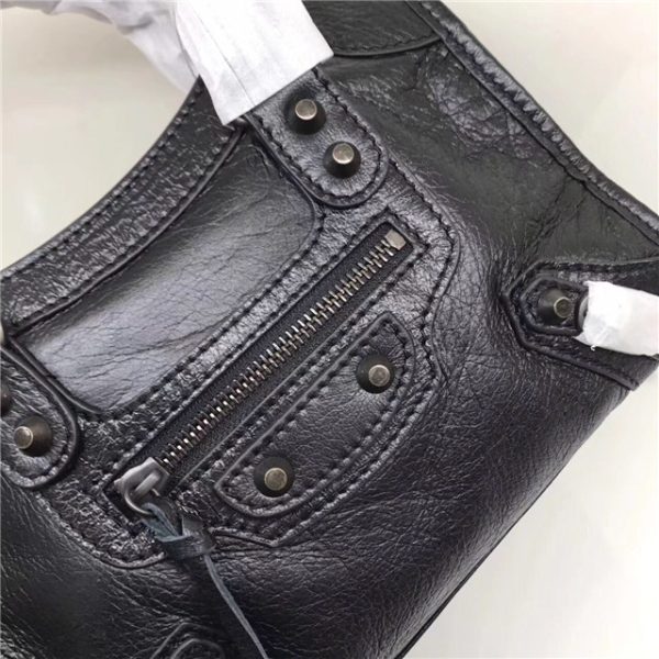 Balenciaga Classic Mini Lambskin City Tote Bag (Varied Colors) - Image 3