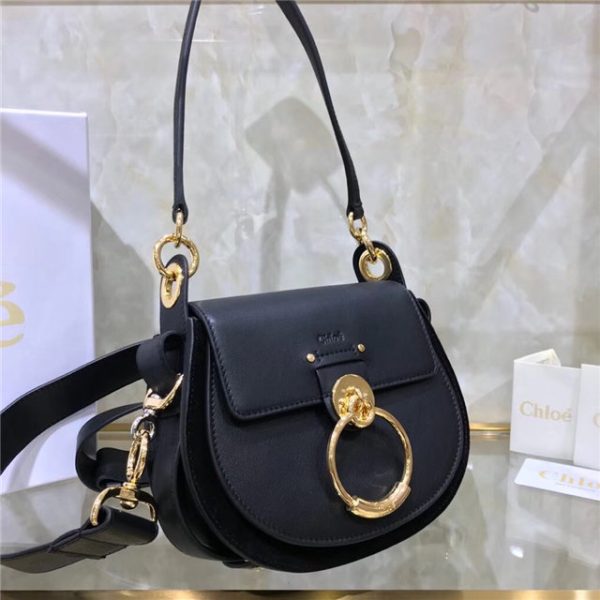 Chloe Small Tess bag 28818 shiny & suede calfskin (Varied Colors) - Image 3