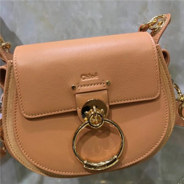 Chloe Small Tess bag 28818 shiny & suede calfskin (Varied Colors) - Image 11