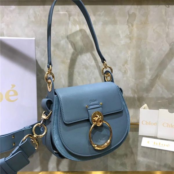 Chloe Small Tess bag 28818 shiny & suede calfskin (Varied Colors) - Image 20