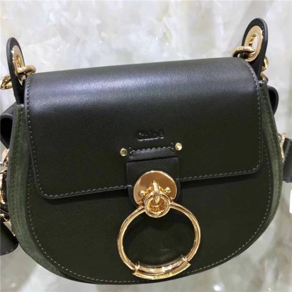 Chloe Small Tess bag 28818 shiny & suede calfskin (Varied Colors) - Image 44