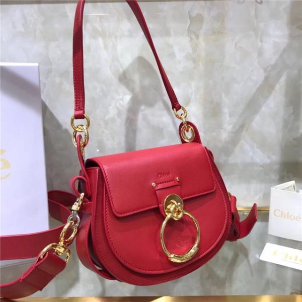 Chloe Small Tess bag 28818 shiny & suede calfskin (Varied Colors) - Image 62