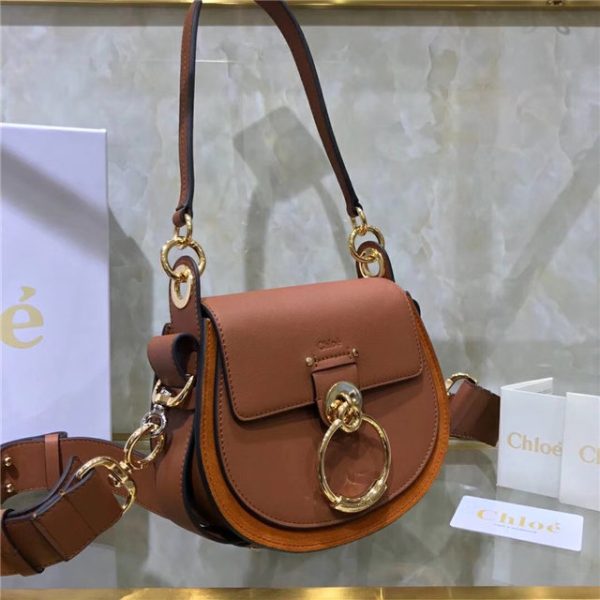 Chloe Small Tess bag 28818 shiny & suede calfskin (Varied Colors) - Image 64