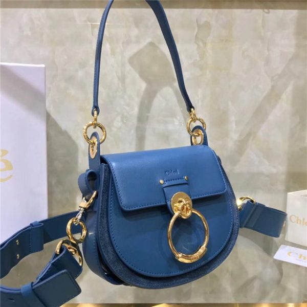 Chloe Small Tess bag 28818 shiny & suede calfskin (Varied Colors) - Image 73