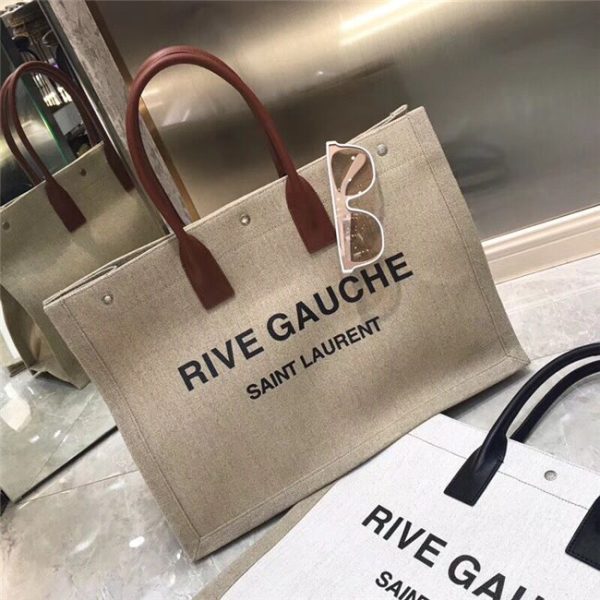 Yves Saint Laurent Rive Gauche Tote Bag 8098 (Varied Colors) - Image 3