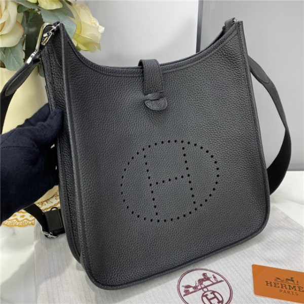 Hermes Evelyne PM Shoulder Bag Clemence 1189 (Varied Colors) - Image 3