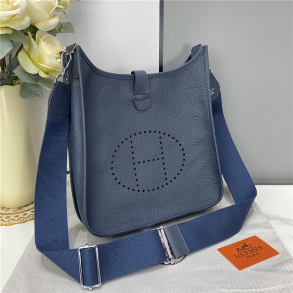 Hermes Evelyne PM Shoulder Bag Clemence 1189 (Varied Colors) - Image 37