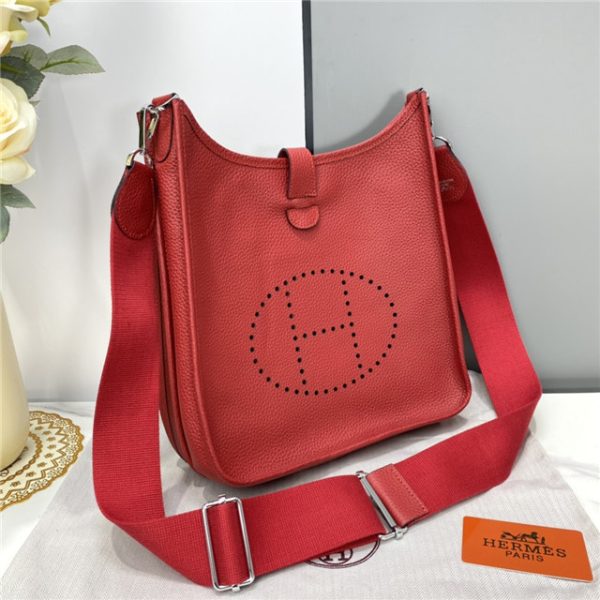 Hermes Evelyne PM Shoulder Bag Clemence 1189 (Varied Colors) - Image 59