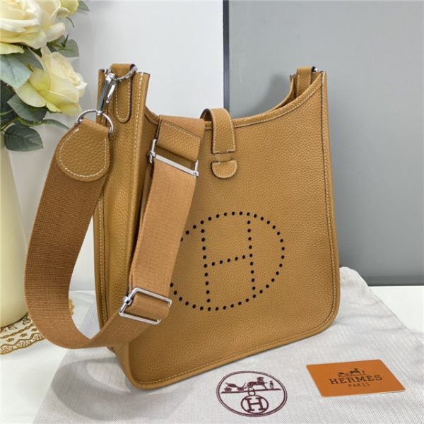 Hermes Evelyne PM Shoulder Bag Clemence 1189 (Varied Colors) - Image 70