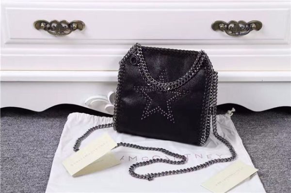 Stella McCartney Tiny Falabella tote 85902 Black - Image 3